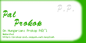 pal prokop business card